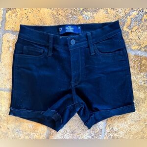 Black Hollister Jean Shorts